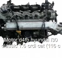 Motor d4fb hyundai i30 classic 1.6 crdi cat (116 c