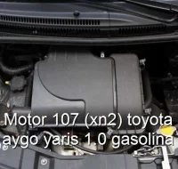 Motor 107 (xn2) toyota aygo yaris 1.0 gasolina