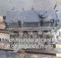 Motor hyundai accent 1.5 e de segunda mano