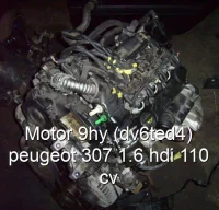 Motor 9hy (dv6ted4) peugeot 307 1.6 hdi 110 cv