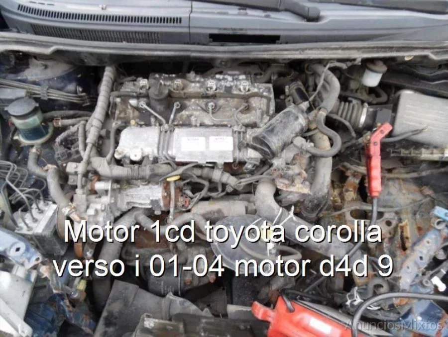 Motor 1cd toyota corolla verso i 01-04 motor d4d 9