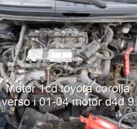 Motor 1cd toyota corolla verso i 01-04 motor d4d 9