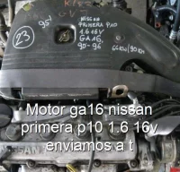 Motor ga16 nissan primera p10 1.6 16v enviamos a t