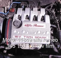 Motor 11849 alfa romeo 145 156 1.6 16v film