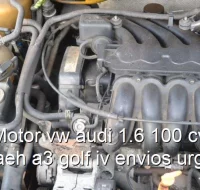 Motor vw audi 1.6 100 cv aeh a3 golf iv envios urg