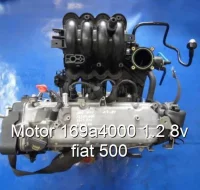 Motor 169a4000 1.2 8v fiat 500