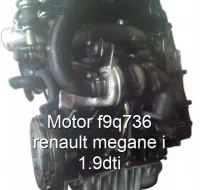 Motor f9q736 renault megane i 1.9dti