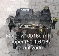 Motor w10b16d mini cooper r50 1.6 16v garantizado