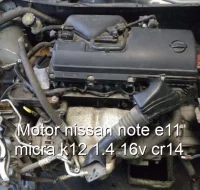 Motor nissan note e11 micra k12 1.4 16v cr14