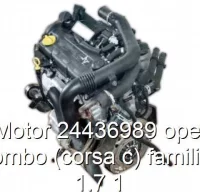 Motor 24436989 opel combo (corsa c) familiar 1.7 1