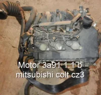 Motor 3a91 1.1 b mitsubishi colt cz3