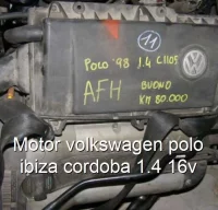 Motor volkswagen polo ibiza cordoba 1.4 16v