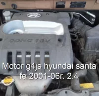 Motor g4js hyundai santa fe 2001-06r. 2.4