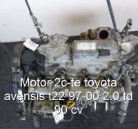 Motor 2c-te toyota avensis t22 97-00 2.0 td 90 cv