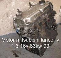 Motor mitsubishi lancer v 1.6 16v 83kw 93