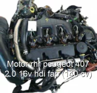 Motor rhr peugeot 407 2.0 16v hdi fap (140 cv)