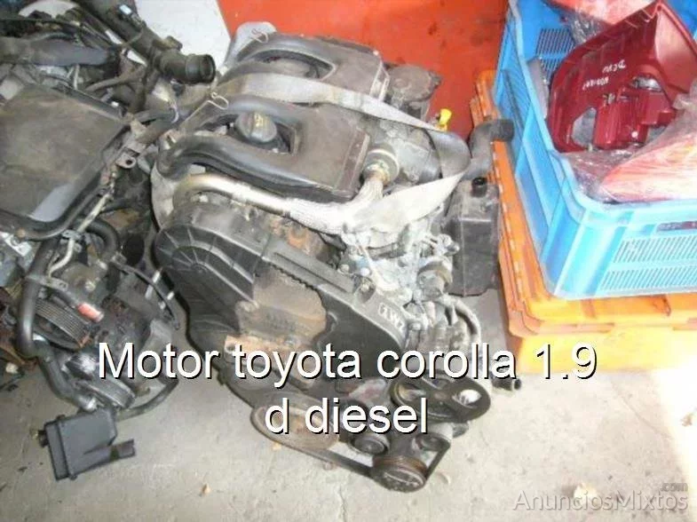 Motor toyota corolla 1.9 d diesel