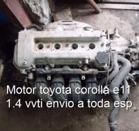 Motor toyota corolla e11 1.4 vvti envio a toda esp