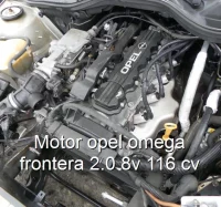 Motor opel omega frontera 2.0 8v 116 cv