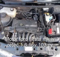 Motor ford fiesta mk iv zetec 1.6 16v 103 cv