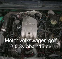 Motor volkswagen golf 2.0 8v aba 115 cv