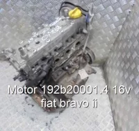 Motor 192b20001.4 16v fiat bravo ii