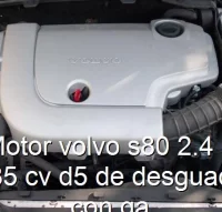 Motor volvo s80 2.4 d 185 cv d5 de desguace con ga