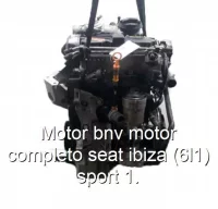 Motor bnv motor completo seat ibiza (6l1) sport 1.