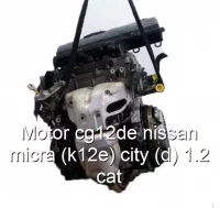 Motor cg12de nissan micra (k12e) city (d) 1.2 cat