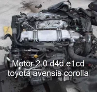 Motor 2.0 d4d e1cd toyota avensis corolla