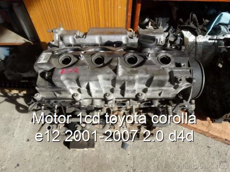 Motor 1cd toyota corolla e12 2001-2007 2.0 d4d