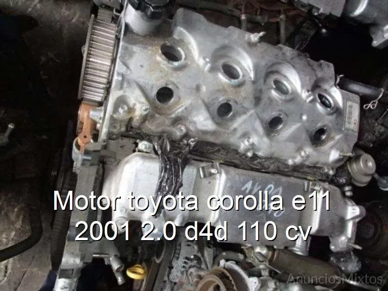 Motor toyota corolla e11 2001 2.0 d4d 110 cv