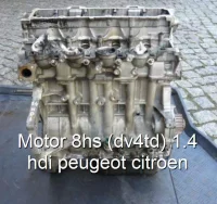 Motor 8hs (dv4td) 1.4 hdi peugeot citroen