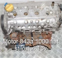 Motor 843a 1000 fiat stilo 1.4 16v