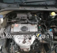 Motor citroen c2 c3 1.1 8v