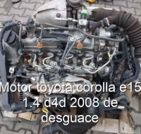Motor toyota corolla e15 1.4 d4d 2008 de desguace