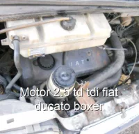 Motor 2.5 td tdi fiat ducato boxer