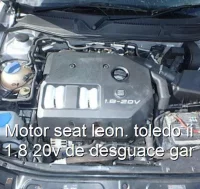 Motor seat leon. toledo ii 1.8 20v de desguace gar