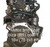 Motor amf seat ibiza (6l1) cool 1.4 16v (75 cv) en