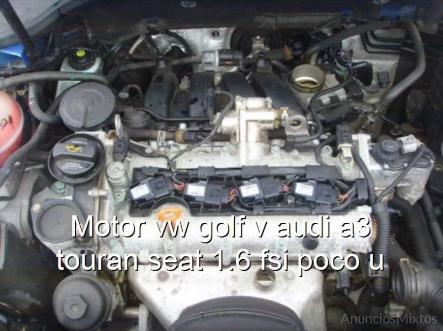 Motor vw golf v audi a3 touran seat 1.6 fsi poco u