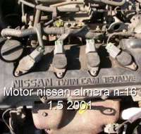 Motor nissan almera n-16 1.5 2001