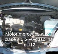 Motor mercedes w220 clase s 3.2 v6 gasolina m 112