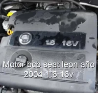 Motor bcb seat leon año 2004 1.6 16v