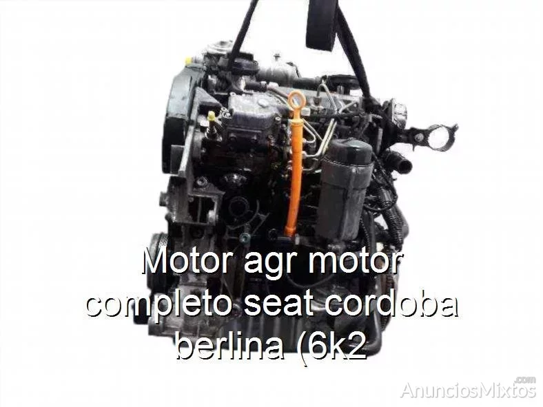 Motor agr motor completo seat cordoba berlina (6k2