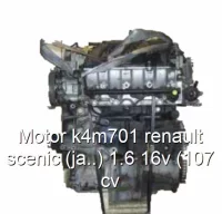 Motor k4m701 renault scenic (ja..) 1.6 16v (107 cv