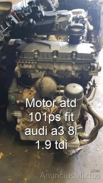 Motor atd 101ps fit audi a3 8l 1.9 tdi