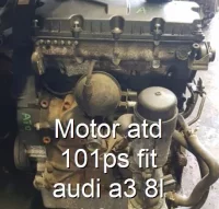 Motor atd 101ps fit audi a3 8l 1.9 tdi
