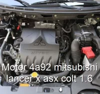 Motor 4a92 mitsubishi lancer x asx colt 1.6