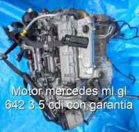 Motor mercedes ml gl 642 3.5 cdi con garantia