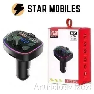 USB Transmisor FM Q7 Bluetooth, carga rapida - 5 € - Nuevo - Madrid